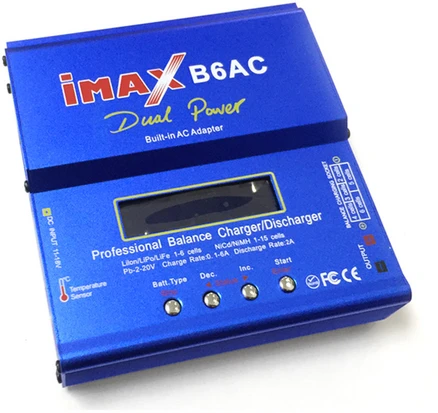 B6AC 아이맥스 이온배터리 디지털 NiCD 2S 충전기 T 2 0 EU imax, B6AC 균형 충전, 5000, 1개