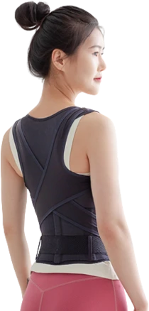 상상공간 심리스 바른자세 어깨밴드 바른 자세밴드, 블랙/S, 1개