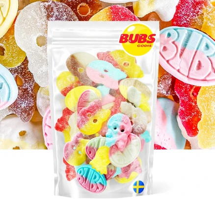스웨덴 젤리 스웨디시 캔디 법스 믹스 BUBS MIX, 1개, 500g
