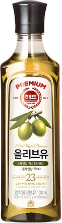 해표 압착 올리브유, 500ml, 1개