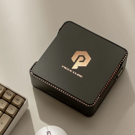 피스큐브 미니PC 한뼘 컴퓨터 윈도우 포함 사무용 데스크탑 본체, PieceCube G1, WIN11 Pro, 256GB, 8GB, Black