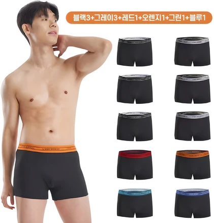 콜콜러브 남성용 클래식 찰랑 드로즈 팬티 10 EA 세트