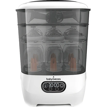 베이비브레짜 스팀 건조 젖병소독기 BRZSDA-1B, 화이트