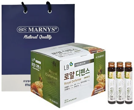 마니스 로얄디펜스 로얄젤리 초유 영지버섯 프로폴리스 비타민B6 (25ml x 30병), 25ml, 30개