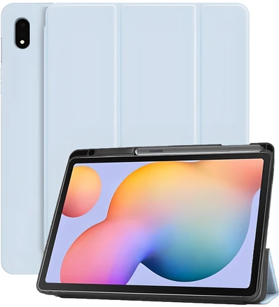 갤럭시탭 S6 라이트 lite SM-P610 SM-P615 스마트 북커버 케이스, 스카이 블루