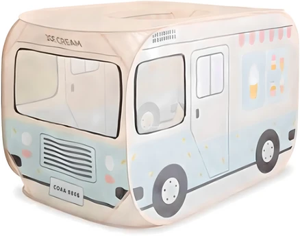 코아코아 아동용 아이스크림 트럭 팝업 텐트, 혼합색상, 1개