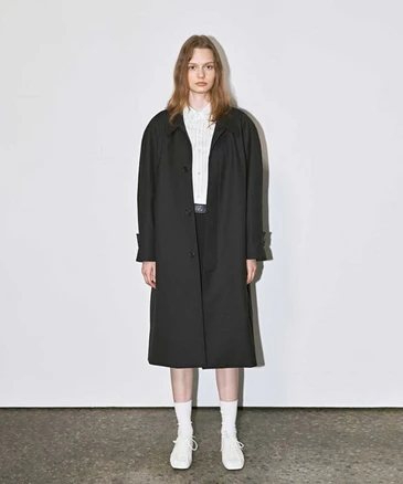 [매장정품] 던스트 DUNST 남녀공용 VOLUME WOOL MAC 코트 팬텀블랙_UDTR3C101BK