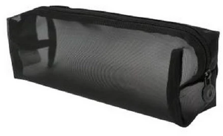 모닝글로리 비움 메시 펜 파우치 대형, 블랙, 1개