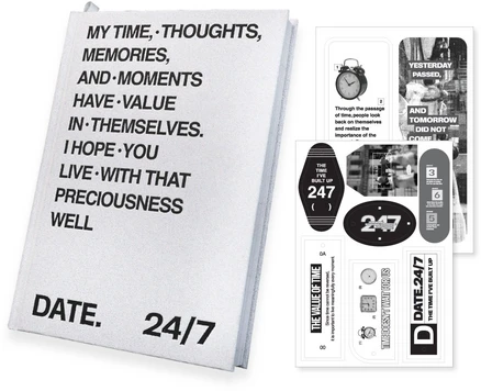 워너디스 24 / 7 데이즈 다이어리 일기장 업무용 회사 다이어리 플래너, 노이즈