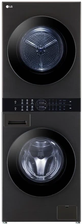 LG전자 트롬 오브제컬렉션 워시타워 컴팩트 드럼세탁기 + 건조기 세트 W10BN 13kg + 10kg [방문설치], 플래티늄 블랙