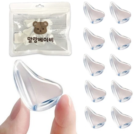 말랑베이비 프리미엄 모서리 보호대, 10개, 투명