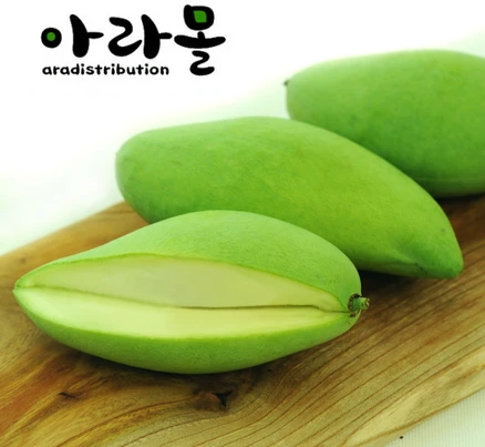 아라몰 태국 그린망고 (Aramall Thailand Green Mango), 1박스, 1kg (3-4과)