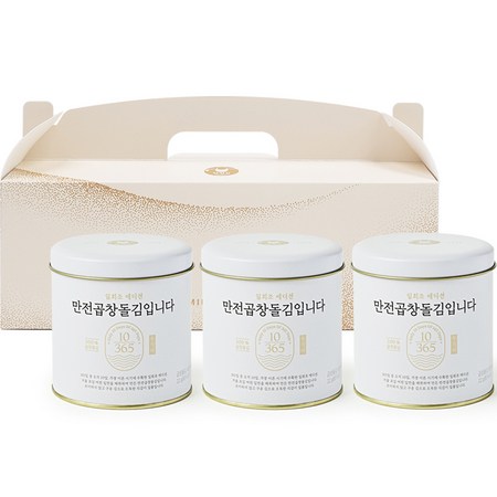 만전김 만전곱창돌김입니다 22g x 3p