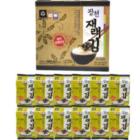 삼원 광천 재래김 실속선물세트 1호 144g