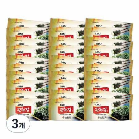 광천김 소문난 광천김 재래 도시락김 30봉