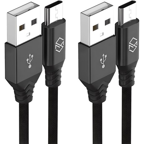 신지모루 USB-C 타입 더치 패브릭 케이블, 1m, 블랙, 2개입-추천-상품