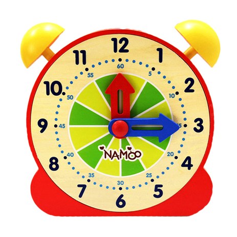 NAMOO 원목 시계공부 놀이, 1개-추천-상품