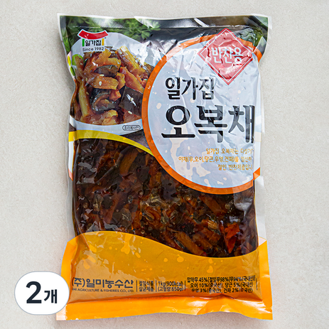 일가집 오복채, 2개, 1kg-추천-상품