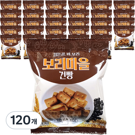 보리마을 금풍제과 검은콩 깨 보리 건빵, 30g, 120개-추천-상품