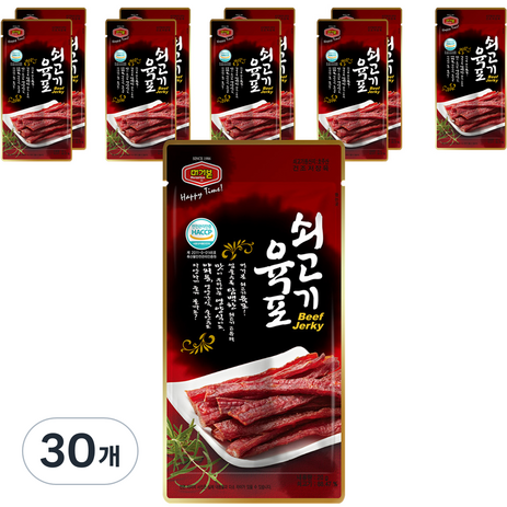 머거본 쇠고기 육포, 20g, 30개-추천-상품