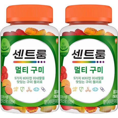 센트룸 멀티 구미 160g, 80정, 2개-추천-상품