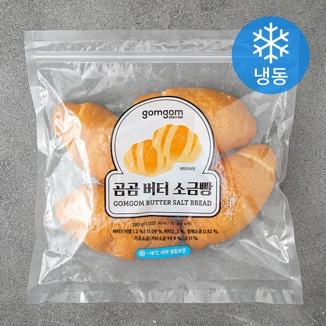 곰곰 버터 소금빵, 280g, 1개-추천-상품