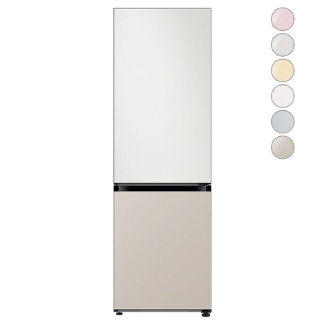 [색상선택형]-삼성전자-비스포크-냉장고-방문설치-코타-화이트-+-새틴-베이지-추천-상품