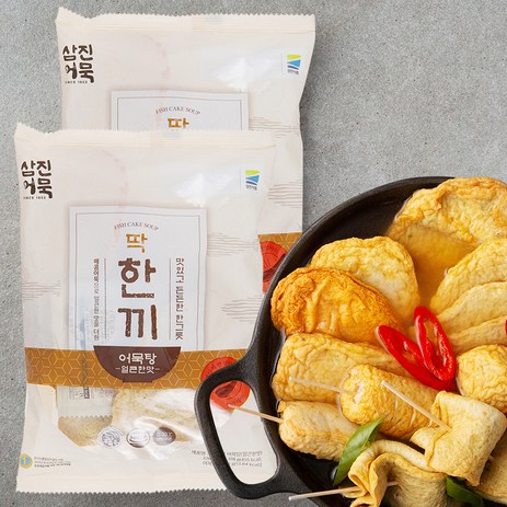 삼진어묵 딱 한끼 어묵탕 얼큰한맛, 326g, 2개-추천-상품