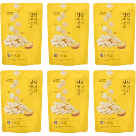 자연공유 단백질이 답이다 고단백 스낵 마늘빵맛, 50g, 6개-추천-상품