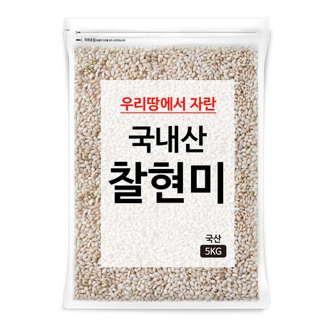 국내산 찰현미, 5kg, 1개-추천-상품