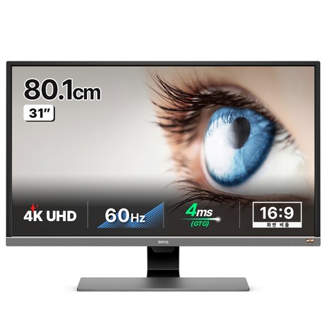 벤큐 4K UHD 아이케어 모니터, 80.1cm, EW3270U-추천-상품