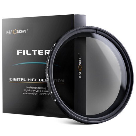 KFCONCEPT Slim 가변ND필터 JAPAN OPTICS 82mm, ND2-400, 1개-추천-상품