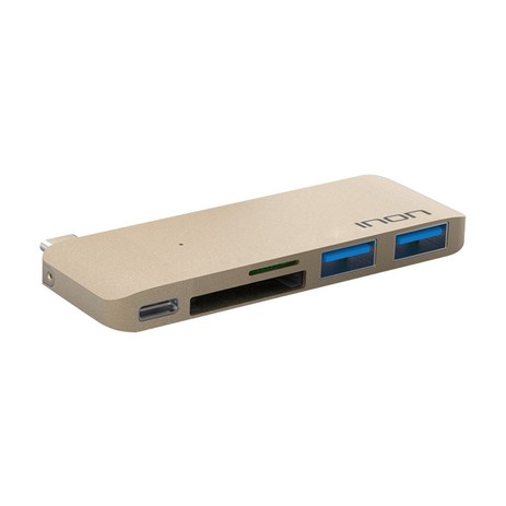 아이논-USB-3.0-C타입-5in1-멀티허브-맥북-IN-UH410C-골드-추천-상품