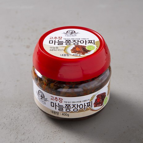 순창문옥례식품 고추장 마늘쫑장아찌, 400g, 1개-추천-상품