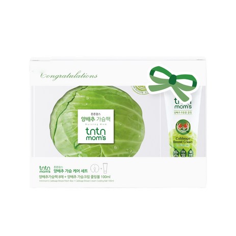 튼튼맘스 양배추 가슴팩 8p + 가슴크림 100ml, 1세트-추천-상품