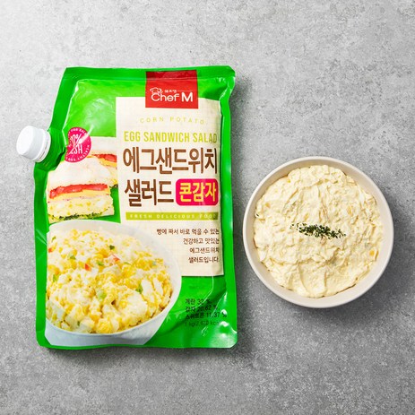 쉐프엠 에그샌드위치샐러드 콘감자, 1kg, 1개-추천-상품