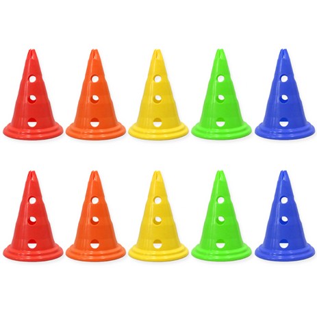 젤존 원형허들콘 5종 x 2p, 레드, 오렌지, 옐로우, 그린, 블루-추천-상품