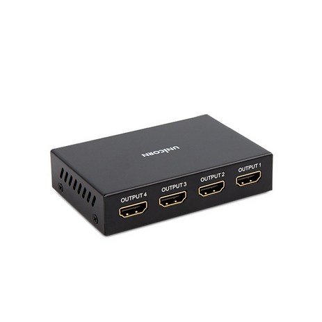 유니콘 4포트 HDMI 분배기 ST-400HD, 혼합색상, 1개-추천-상품