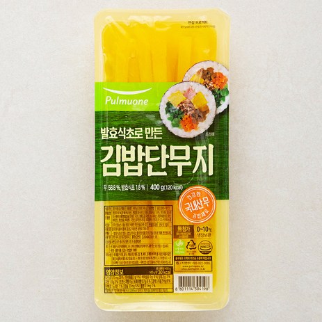 풀무원 김밥단무지, 1개, 400g-추천-상품