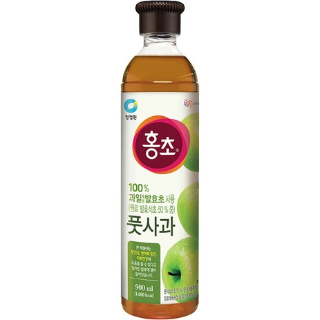 대상 청정원 홍초 풋사과, 900ml, 1개-추천-상품