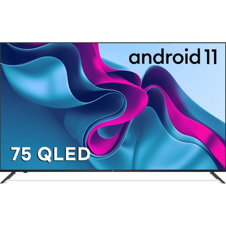 와사비망고 4K UHD QLED 안드로이드 TV, 189cm(75인치), QGM752 QLED 와글와글 플러스, 스탠드형, 방문설치-추천-상품