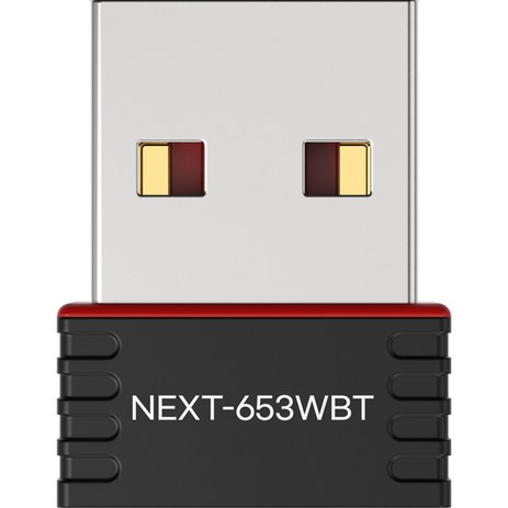 넥스트유 블루투스 와이파이 겸용 650Mbps 무선 듀얼밴드 USB랜카드, NEXT-653WBT-추천-상품