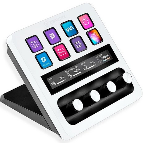 엘가토 스트림 덱 플러스 화이트 8버튼 다이얼 LCD 컨트롤러 STREAM DECK+_WH-추천-상품