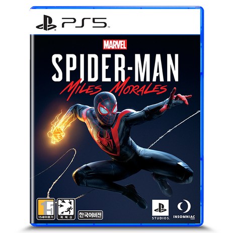 SonyPlayStation PS5 마블 스파이더맨 마일즈 모랄레스 게임, ECAS-00070-추천-상품