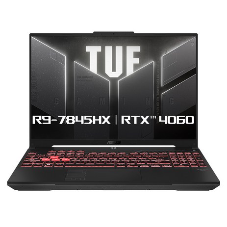 에이수스 2024 TUF 게이밍 A16 라이젠9 라이젠 7000 시리즈 지포스 RTX 4060, Mecha Gray, 1TB, 32GB, WIN11 Home, FA607P-추천-상품