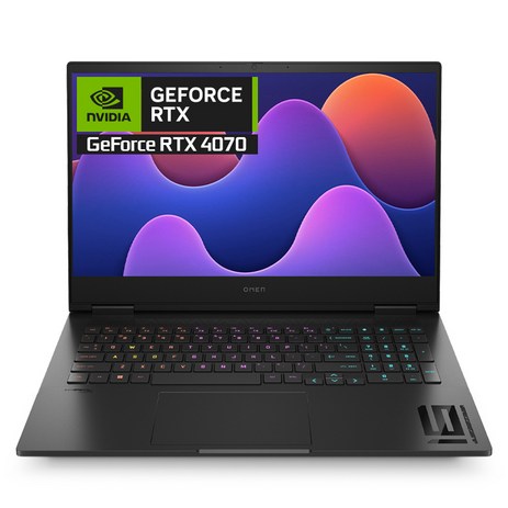 HP 2024 오멘 16 코어i7 인텔 14세대 지포스 RTX 4070, Shadow Black, 512GB, 32GB, WIN11 Pro, 16-wf1040TX-추천-상품