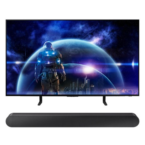 삼성전자 4K UHD OLED TV + 사운드바 세트 방문설치, 122cm(48인치), KQ48SD90AEXKR + HW-S55B/KR, 스탠드형-추천-상품