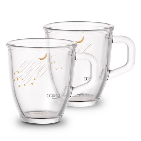 코렐 코디 스타게이징 글라스 머그컵 375ml, 2개-추천-상품