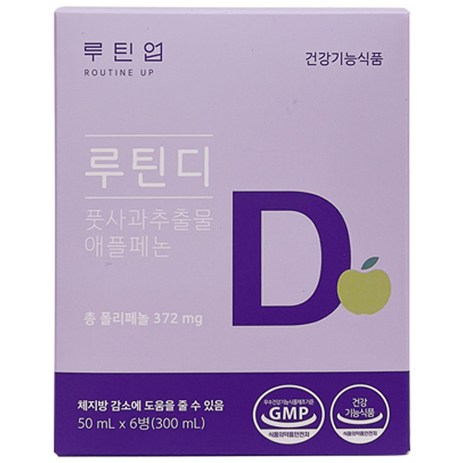 루틴업 루틴디 풋사과, 1개, 300ml-추천-상품