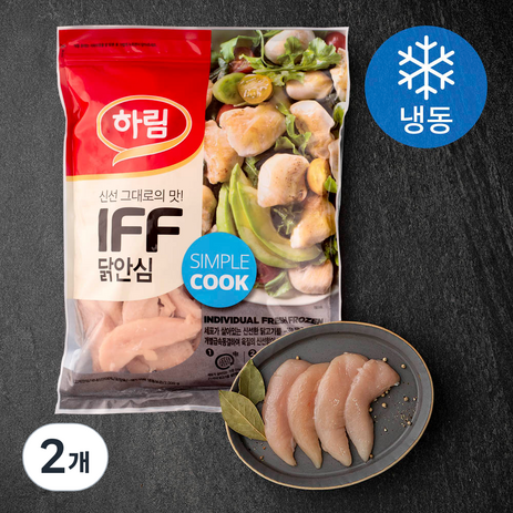 하림 IFF 닭 안심살 (냉동), 2kg, 2개-추천-상품